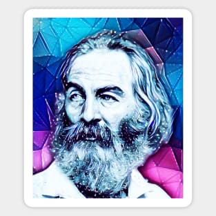 Walt Whitman Snowy Portrait | Walt Whitman Artwork 5 Magnet